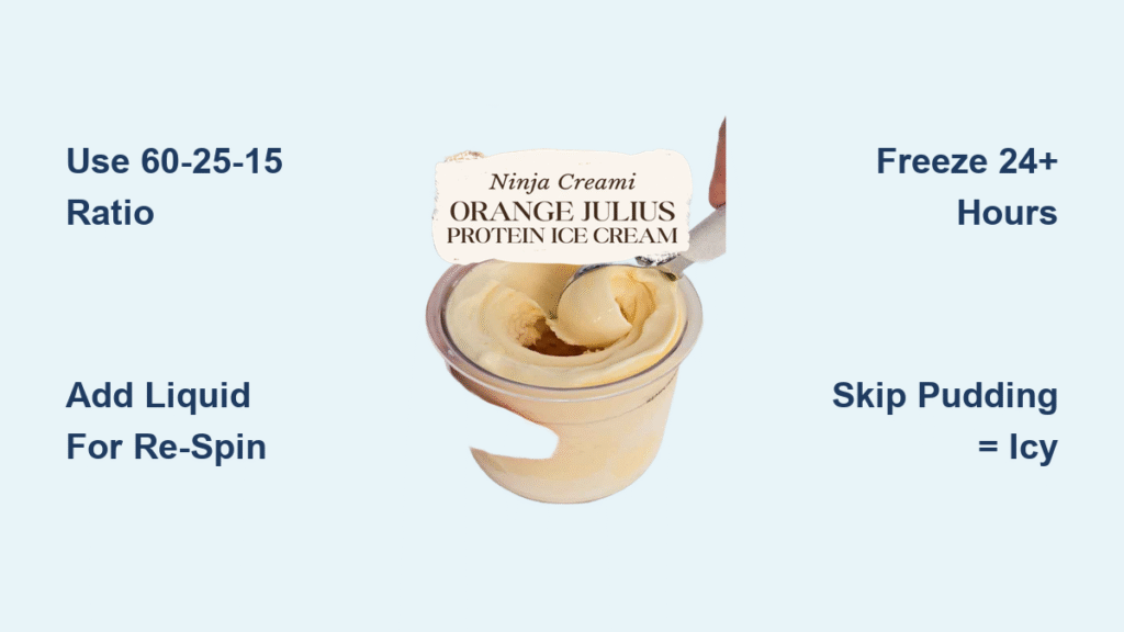 Orange Julius Recipe for Ninja Creami (2025 Guide)