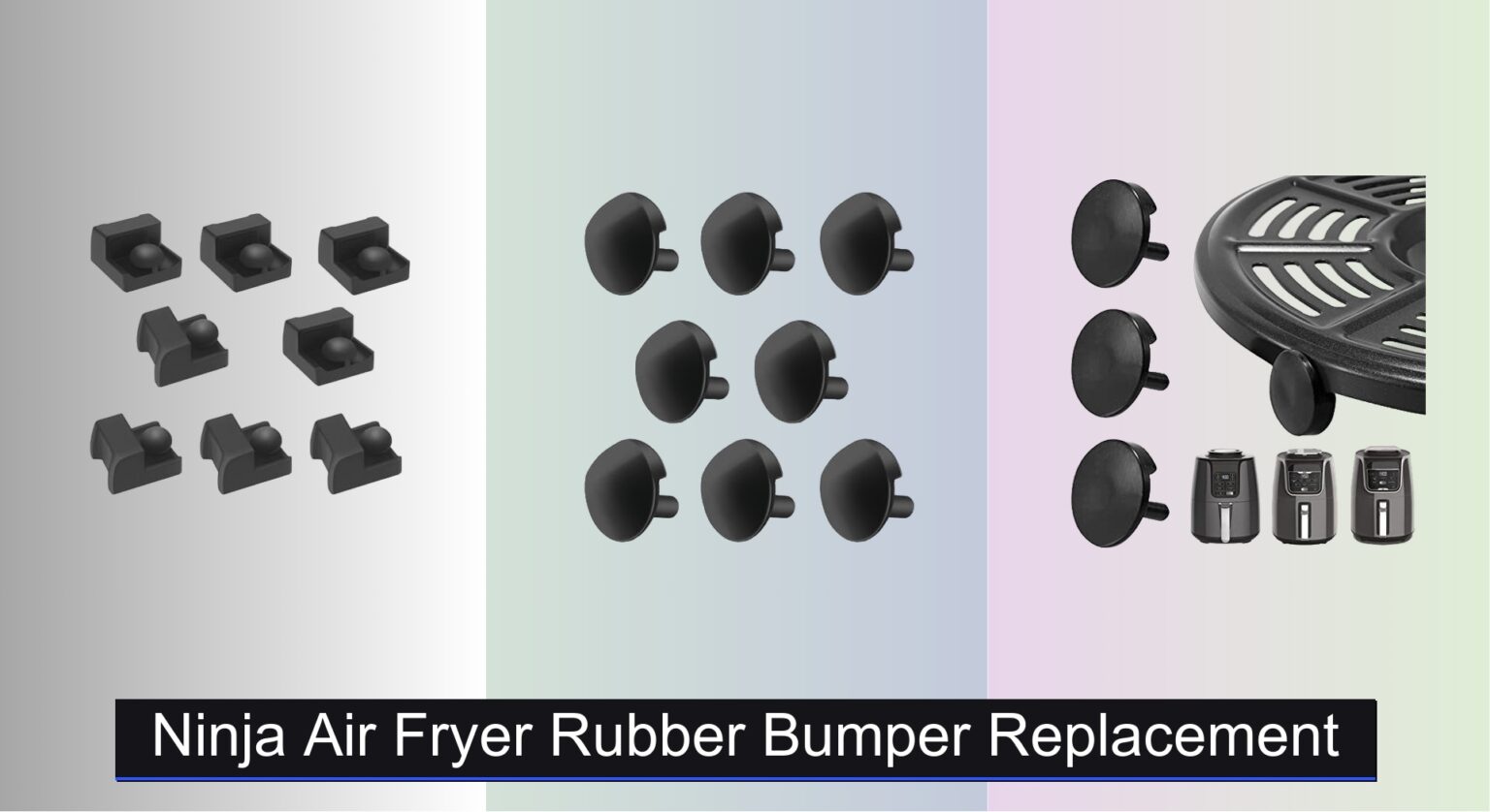 7 Ninja Air Fryer Rubber Bumper Replacements 2026