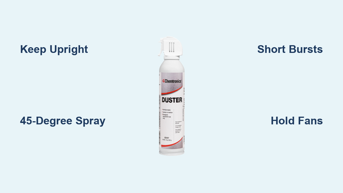 How to Use Air Duster: Quick Guide