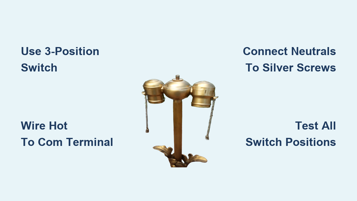 How to Rewire a Two-Socket Floor Lamp