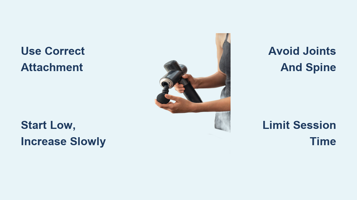 Using Massage Gun How to Use a Massage Gun: Quick Tips