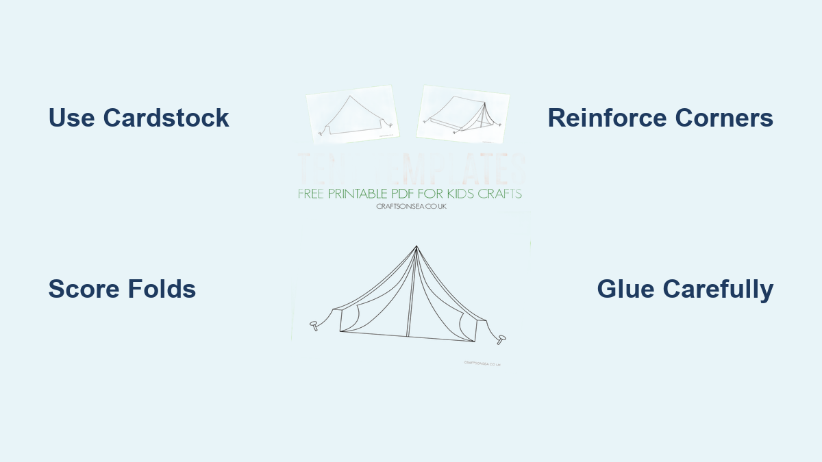 Paper Tent Math How to Make a Paper Camping Tent: Easy DIY Guide