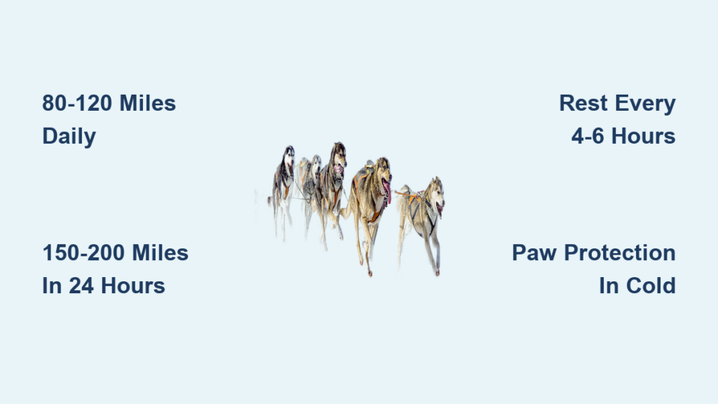 How Far Can Sled Dogs Run in a Day?