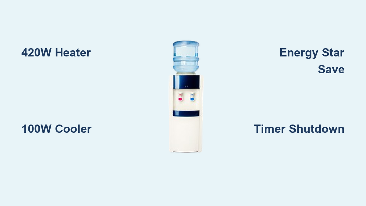 How Much Electricity Does a Water Cooler Use